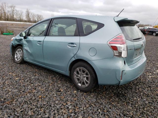 JTDZN3EU4GJ043931 - 2016 TOYOTA PRIUS V GREEN photo 2