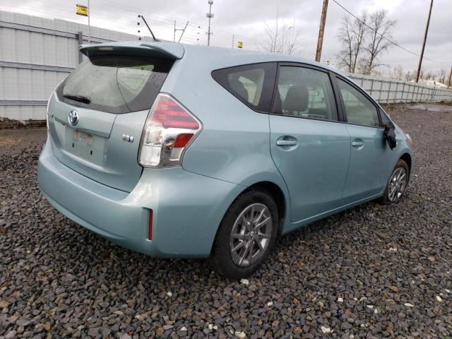 JTDZN3EU4GJ043931 - 2016 TOYOTA PRIUS V GREEN photo 3