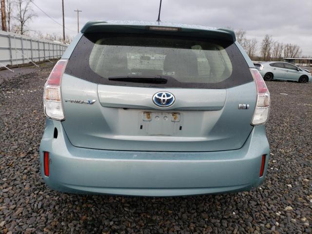 JTDZN3EU4GJ043931 - 2016 TOYOTA PRIUS V GREEN photo 6