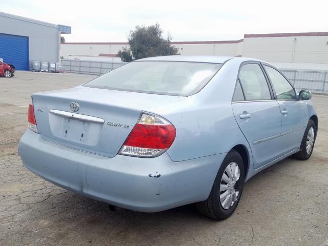 4T1BE32K65U602181 - 2005 TOYOTA CAMRY LE  photo 4