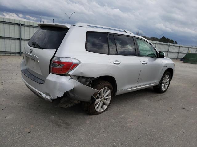 JTEJW3EH5A2037842 - 2010 TOYOTA HIGHLANDER HYBRID LIMITED SILVER photo 3