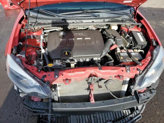 5YFBURHE9FP344037 - 2015 TOYOTA COROLLA L RED photo 11