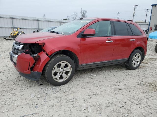 2FMDK3JC1BBA11687 - 2011 FORD EDGE SEL RED photo 1