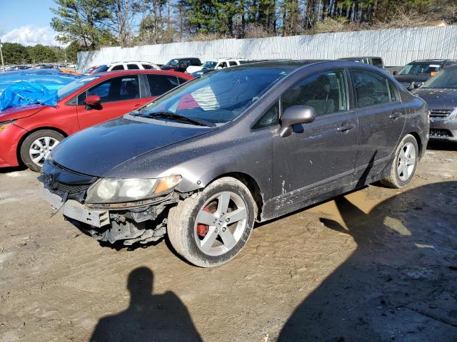 2HGFA16659H513702 - 2009 HONDA CIVIC LX-S ნაცრისფერი ფოტო 1