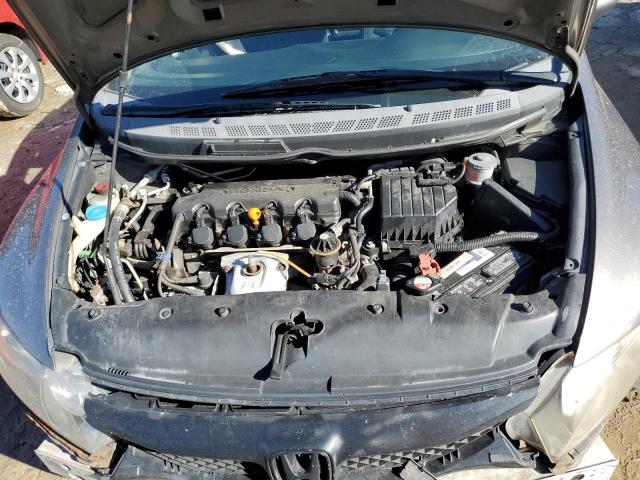 2HGFA16659H513702 - 2009 HONDA CIVIC LX-S ნაცრისფერი ფოტო 11