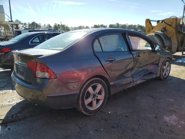 2HGFA16659H513702 - 2009 HONDA CIVIC LX-S ნაცრისფერი ფოტო 3