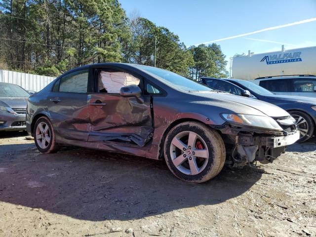 2HGFA16659H513702 - 2009 HONDA CIVIC LX-S ნაცრისფერი ფოტო 4