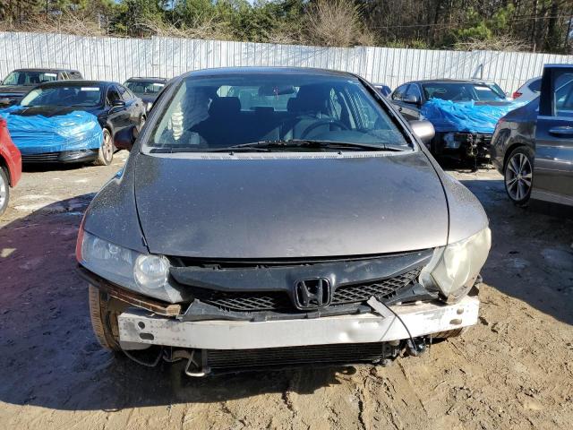 2HGFA16659H513702 - 2009 HONDA CIVIC LX-S ნაცრისფერი ფოტო 5