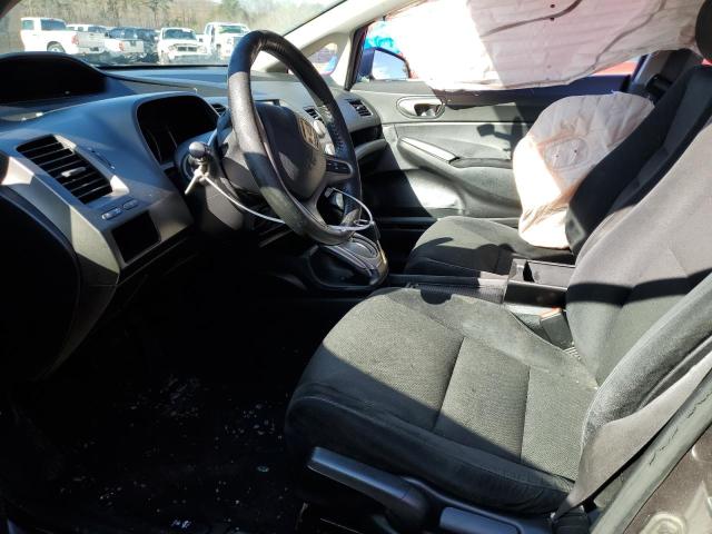 2HGFA16659H513702 - 2009 HONDA CIVIC LX-S ნაცრისფერი ფოტო 7