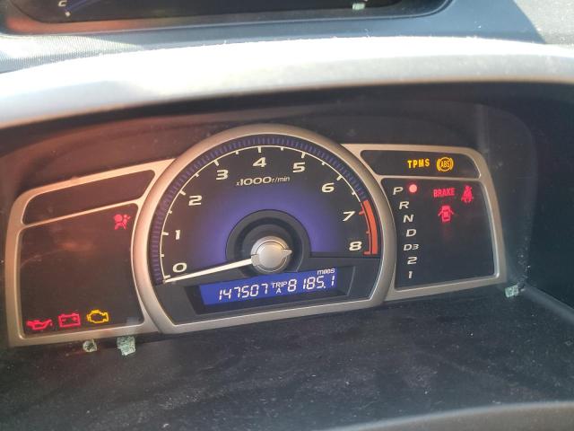 2HGFA16659H513702 - 2009 HONDA CIVIC LX-S ნაცრისფერი ფოტო 9