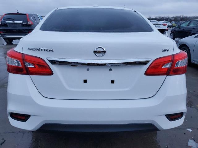 3N1AB7AP4KY450233 - 2019 NISSAN SENTRA S WHITE photo 6