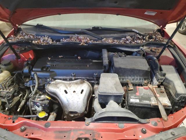 4T1BE46K67U044433 - 2007 TOYOTA CAMRY CE RED photo 11