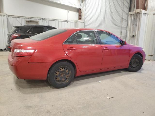 4T1BE46K67U044433 - 2007 TOYOTA CAMRY CE RED photo 3