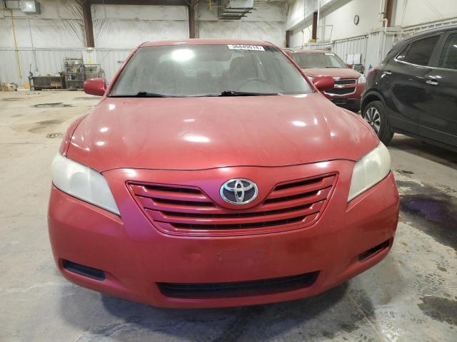 4T1BE46K67U044433 - 2007 TOYOTA CAMRY CE RED photo 5