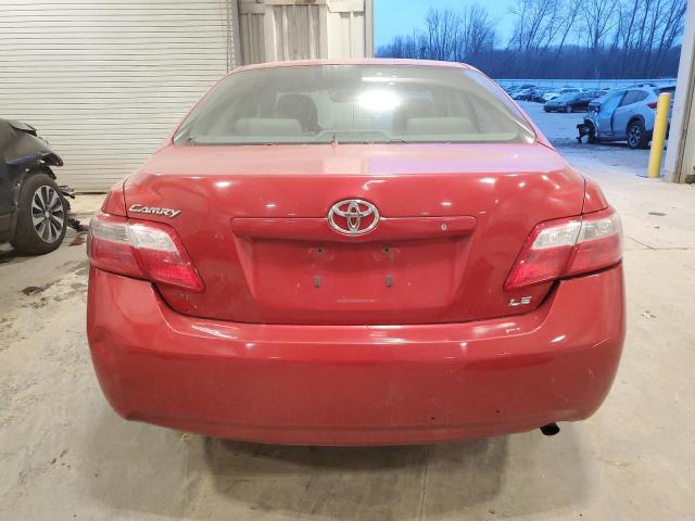 4T1BE46K67U044433 - 2007 TOYOTA CAMRY CE RED photo 6