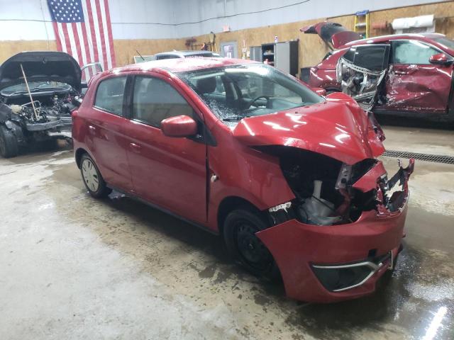 ML32A3HJ0JH009968 - 2018 MITSUBISHI MIRAGE ES RED photo 4