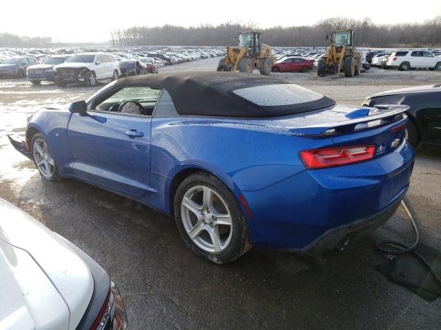 1G1FB3DS7J0175034 - 2018 CHEVROLET CAMARO LT BLUE photo 2