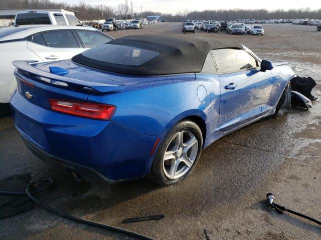 1G1FB3DS7J0175034 - 2018 CHEVROLET CAMARO LT BLUE photo 3