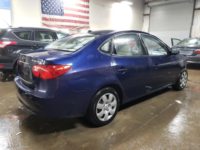 KMHDU46DX8U518432 - 2008 HYUNDAI ELANTRA GLS BLUE photo 3