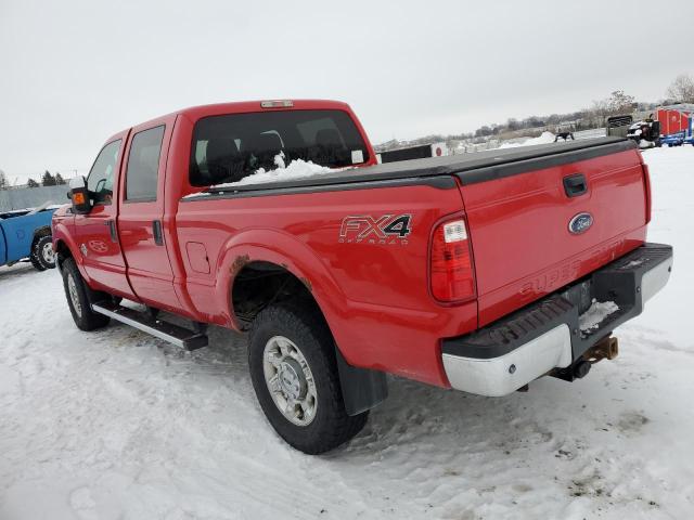 1FT8W3BT9EEA53669 - 2014 FORD F350 SUPER DUTY RED photo 2