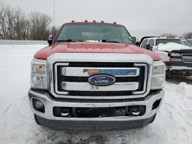 1FT8W3BT9EEA53669 - 2014 FORD F350 SUPER DUTY RED photo 5