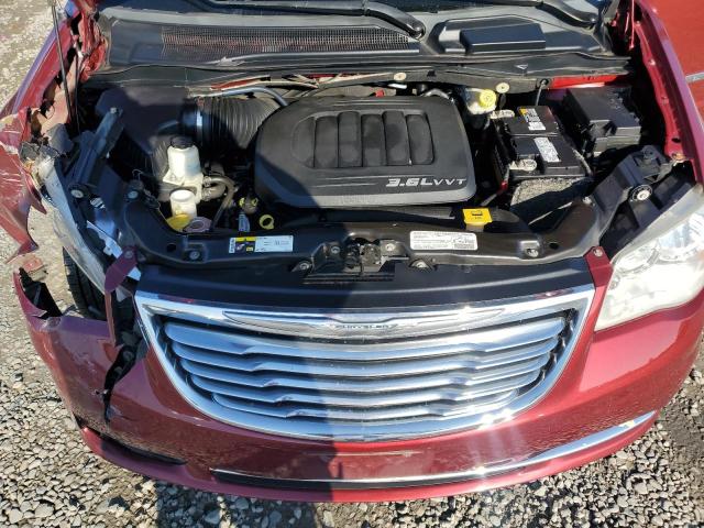 2C4RC1BG5DR577911 - 2013 CHRYSLER TOWN & COU TOURING BURGUNDY photo 12