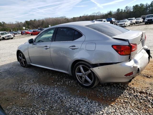 JTHCK262185026485 - 2008 LEXUS IS 250 SILVER photo 2