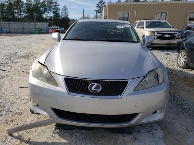 JTHCK262185026485 - 2008 LEXUS IS 250 SILVER photo 5