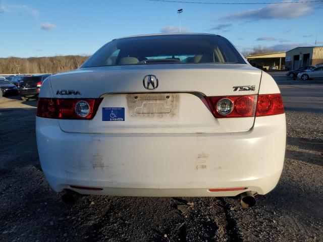 JH4CL968X4C010219 - 2004 ACURA TSX WHITE photo 6