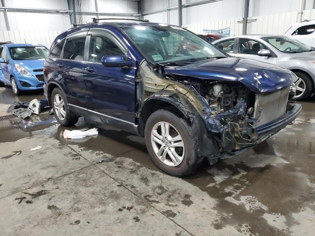 5J6RE4H78AL054884 - 2010 HONDA CR-V EXL BLUE photo 4