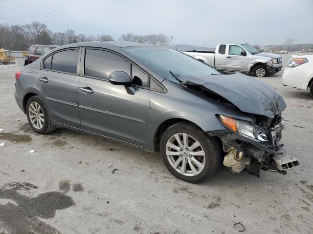 2HGFB2F91CH554039 - 2012 HONDA CIVIC EXL GRAY photo 4