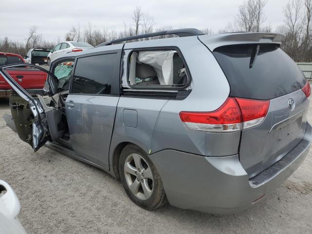 5TDKK3DC0BS168696 - 2011 TOYOTA SIENNA LE GRAY photo 2