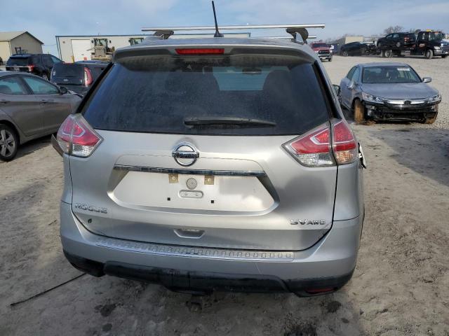 KNMAT2MV7FP558084 - 2015 NISSAN ROGUE S SILVER photo 6