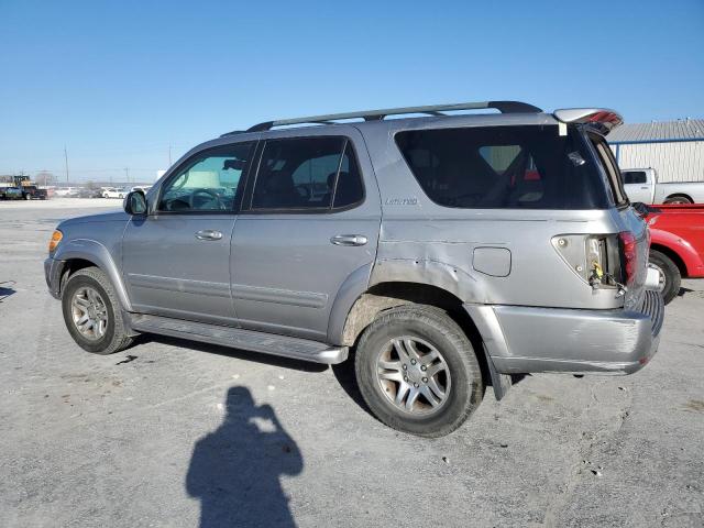 5TDBT48AX3S187883 - 2003 TOYOTA SEQUOIA LIMITED SILVER photo 2