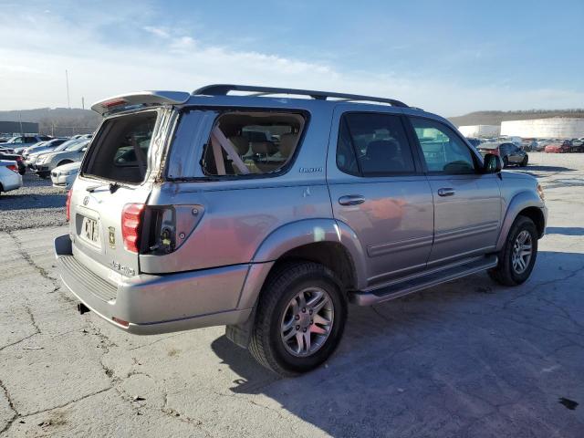 5TDBT48AX3S187883 - 2003 TOYOTA SEQUOIA LIMITED SILVER photo 3