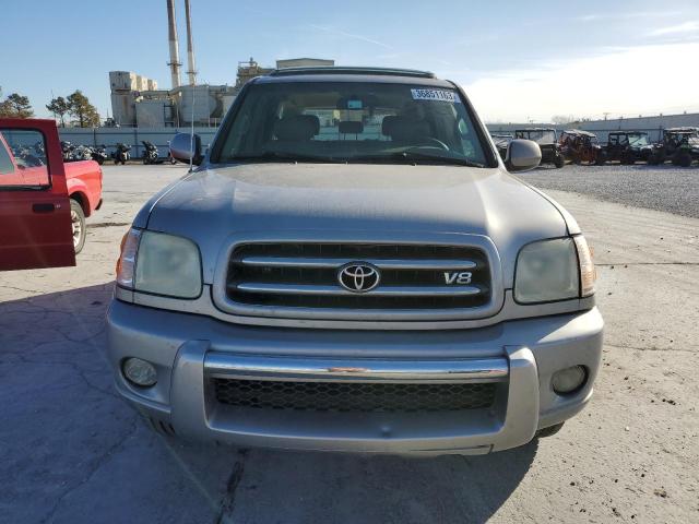 5TDBT48AX3S187883 - 2003 TOYOTA SEQUOIA LIMITED SILVER photo 5