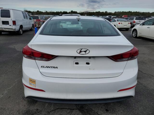 5NPD84LF1JH225646 - 2018 HYUNDAI ELANTRA SEL WHITE photo 6