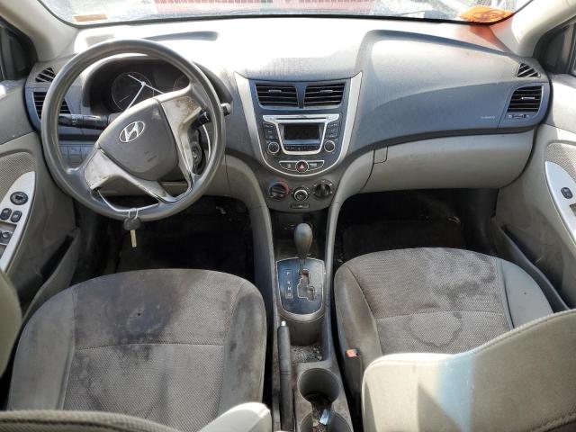 KMHCT4AEXEU587728 - 2014 HYUNDAI ACCENT GLS SILVER photo 8