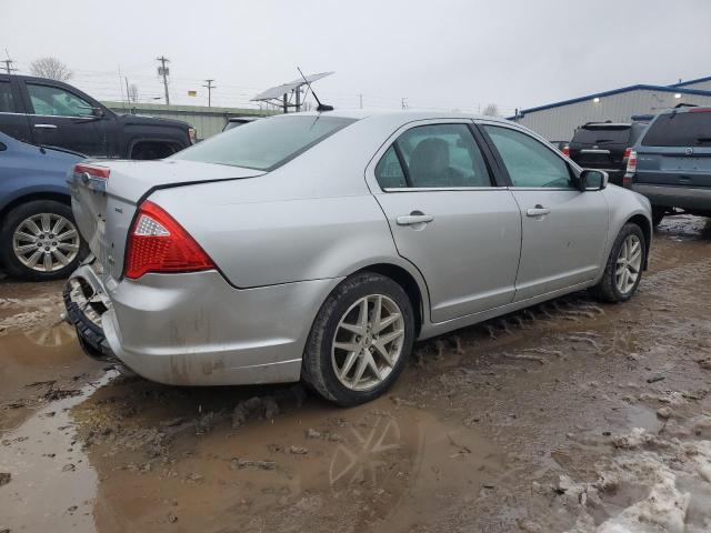 3FAHP0JG7AR298211 - 2010 FORD FUSION SEL SILVER photo 3