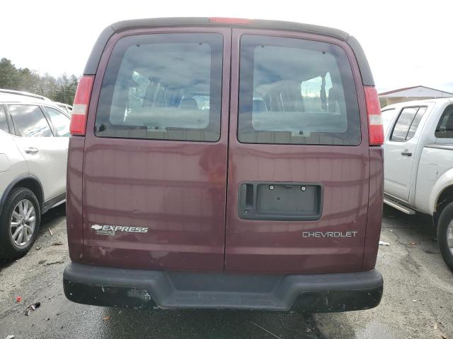 1GAHG39U731136901 - 2003 CHEVROLET EXPRESS G3 MAROON photo 6