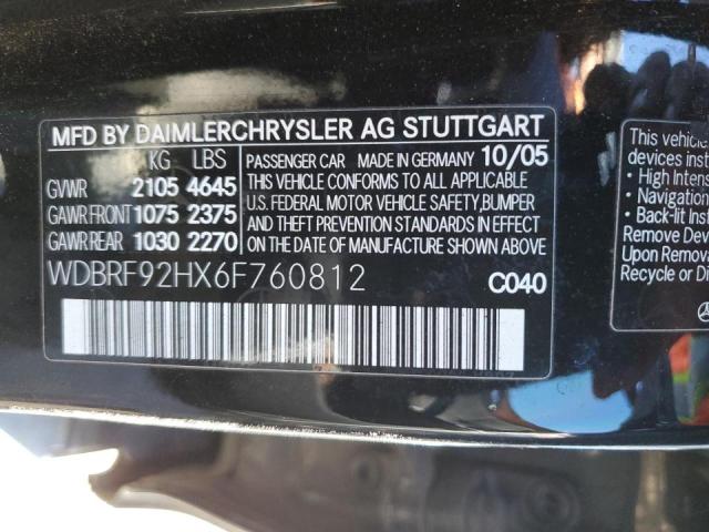 WDBRF92HX6F760812 - 2006 MERCEDES-BENZ C 280 4MATIC BLACK photo 12