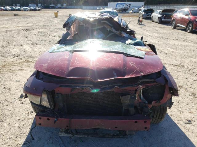 2G1FB1EV2A9121532 - 2010 CHEVROLET CAMARO LT RED photo 5