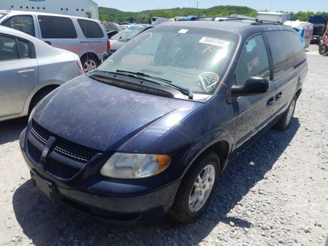 2D4GP74LX3R277615 - 2003 DODGE GRAND CARAVAN EX  photo 2