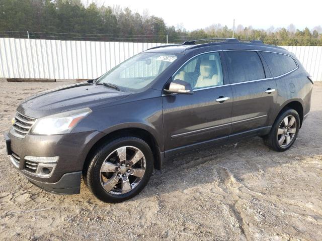 1GNKVJKD1FJ273054 - 2015 CHEVROLET TRAVERSE LTZ CHARCOAL photo 1