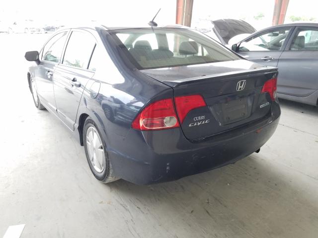 JHMFA36287S023671 - 2007 HONDA CIVIC HYBRID  photo 3