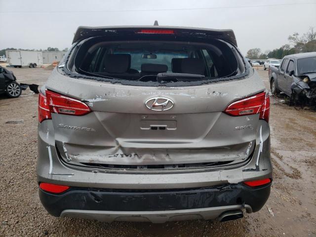 5XYZT3LB4GG372975 - 2016 HYUNDAI SANTA FE S GRAY photo 6