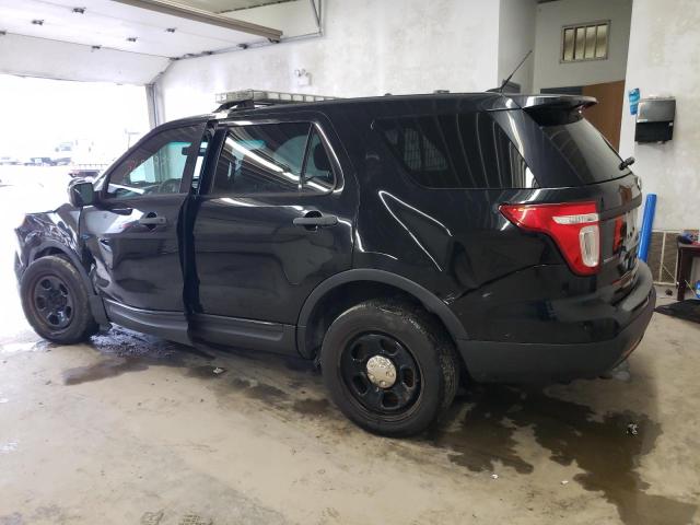 1FM5K8AR8DGA88929 - 2013 FORD EXPLORER POLICE INTERCEPTOR შავი ფოტო 2