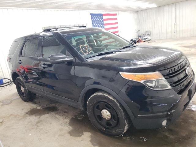 1FM5K8AR8DGA88929 - 2013 FORD EXPLORER POLICE INTERCEPTOR შავი ფოტო 4