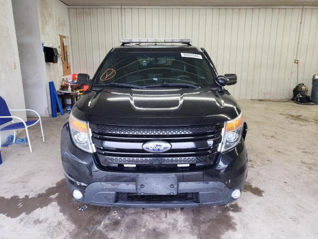 1FM5K8AR8DGA88929 - 2013 FORD EXPLORER POLICE INTERCEPTOR BLACK photo 5