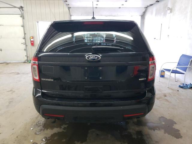1FM5K8AR8DGA88929 - 2013 FORD EXPLORER POLICE INTERCEPTOR შავი ფოტო 6